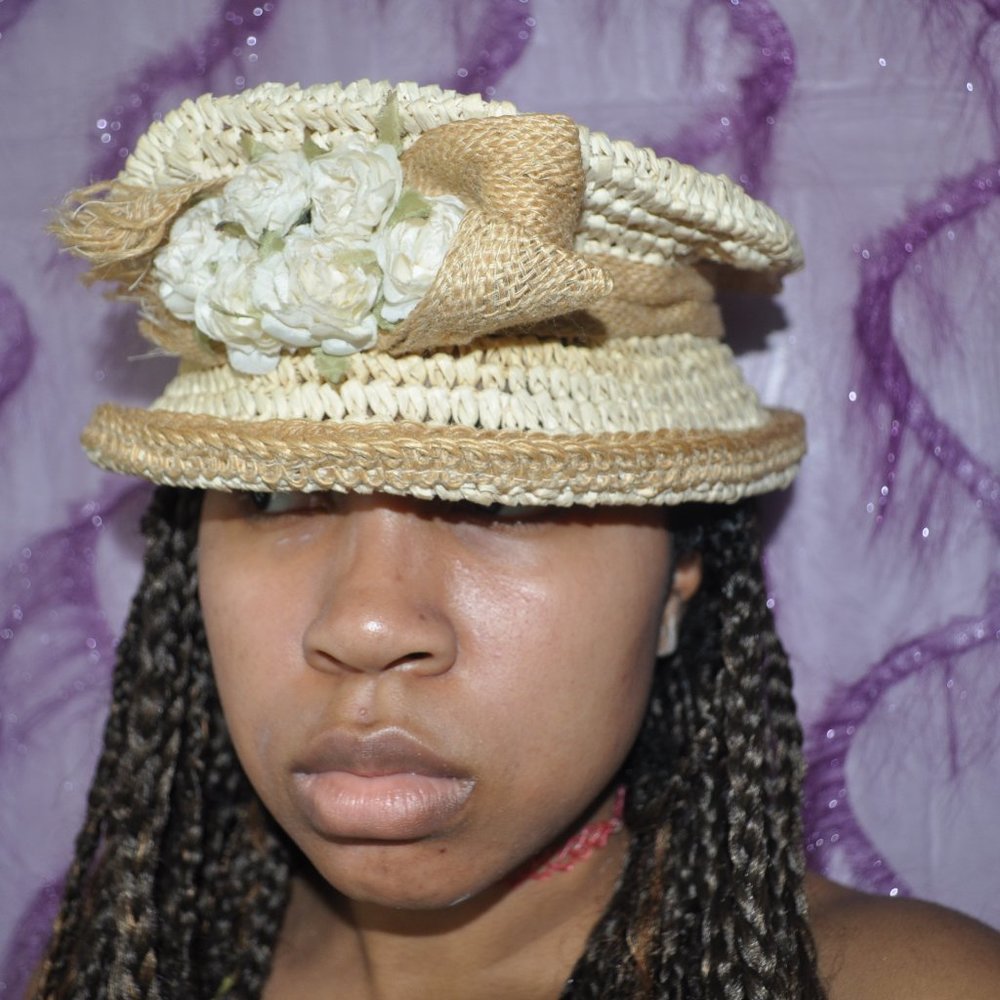 Vintage flower hat
